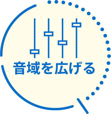 音域を広げる