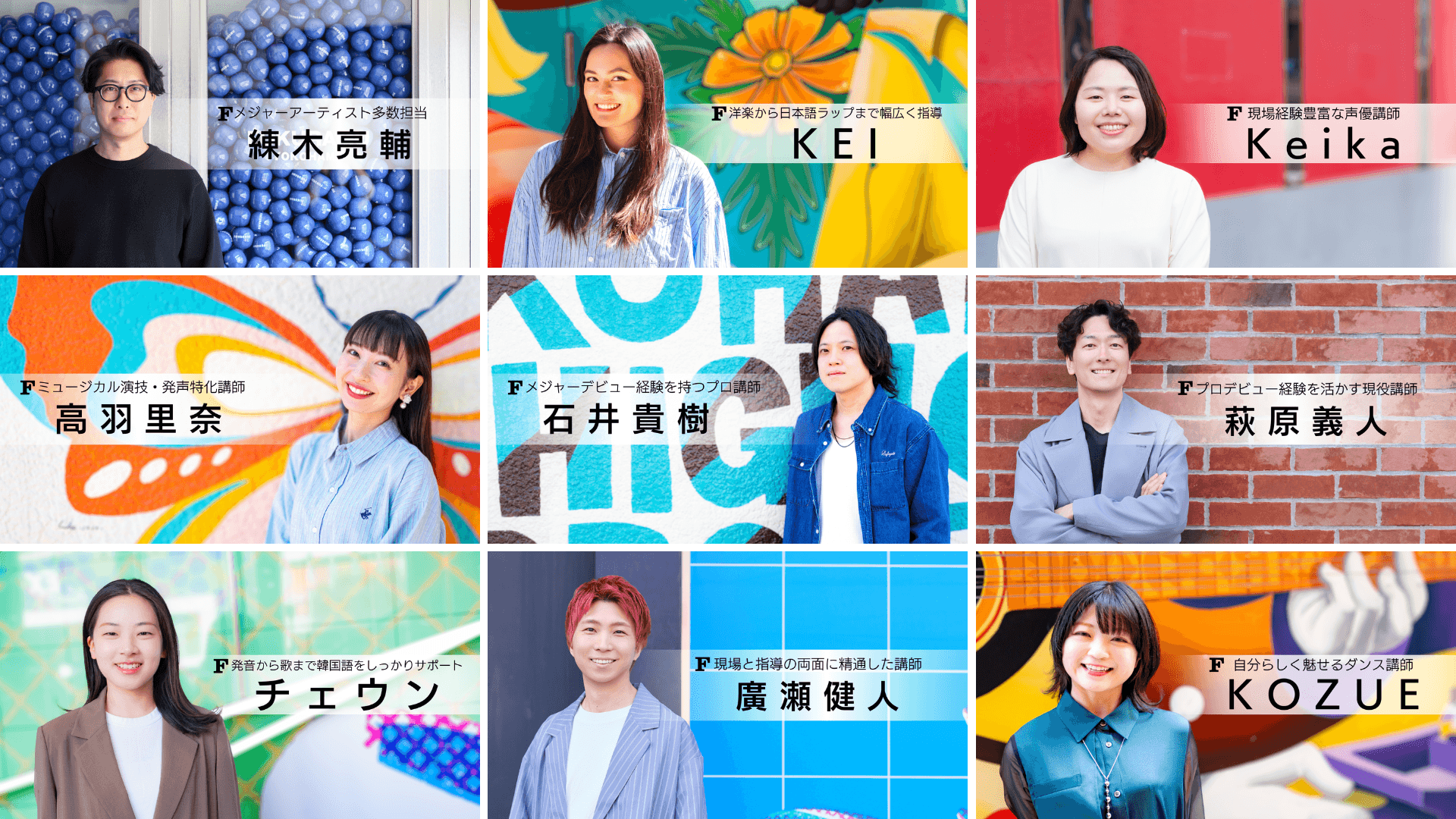 FUKURAMUの講師陣