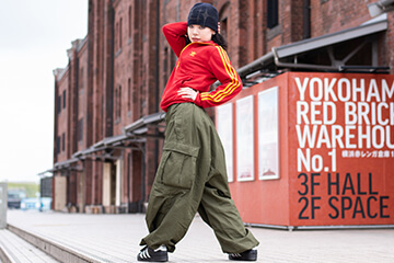 girlshiphopスタイルで踊るレッスン